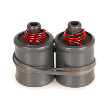 Coils with Black Heatshrink - 8 Wrap