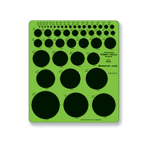 Professional Metric Circle Template
