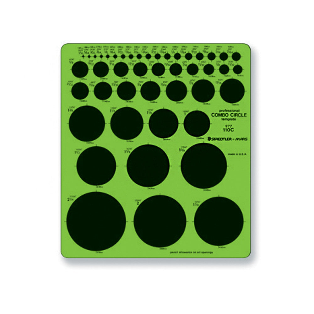 Professional Metric Circle Template