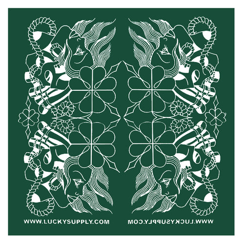 Lucky's Green Bandana- Artwork by Jason Minauro