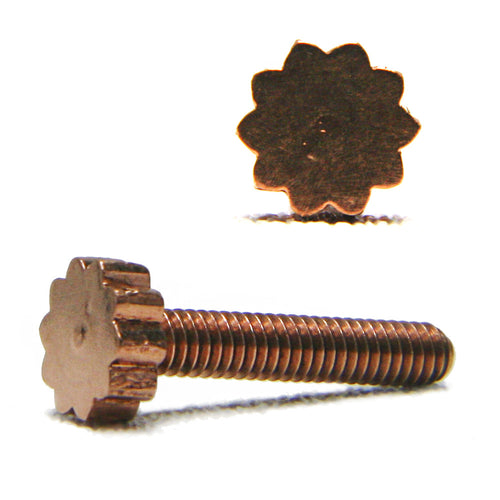 Sunburst Copper Contact Screw - 1.007