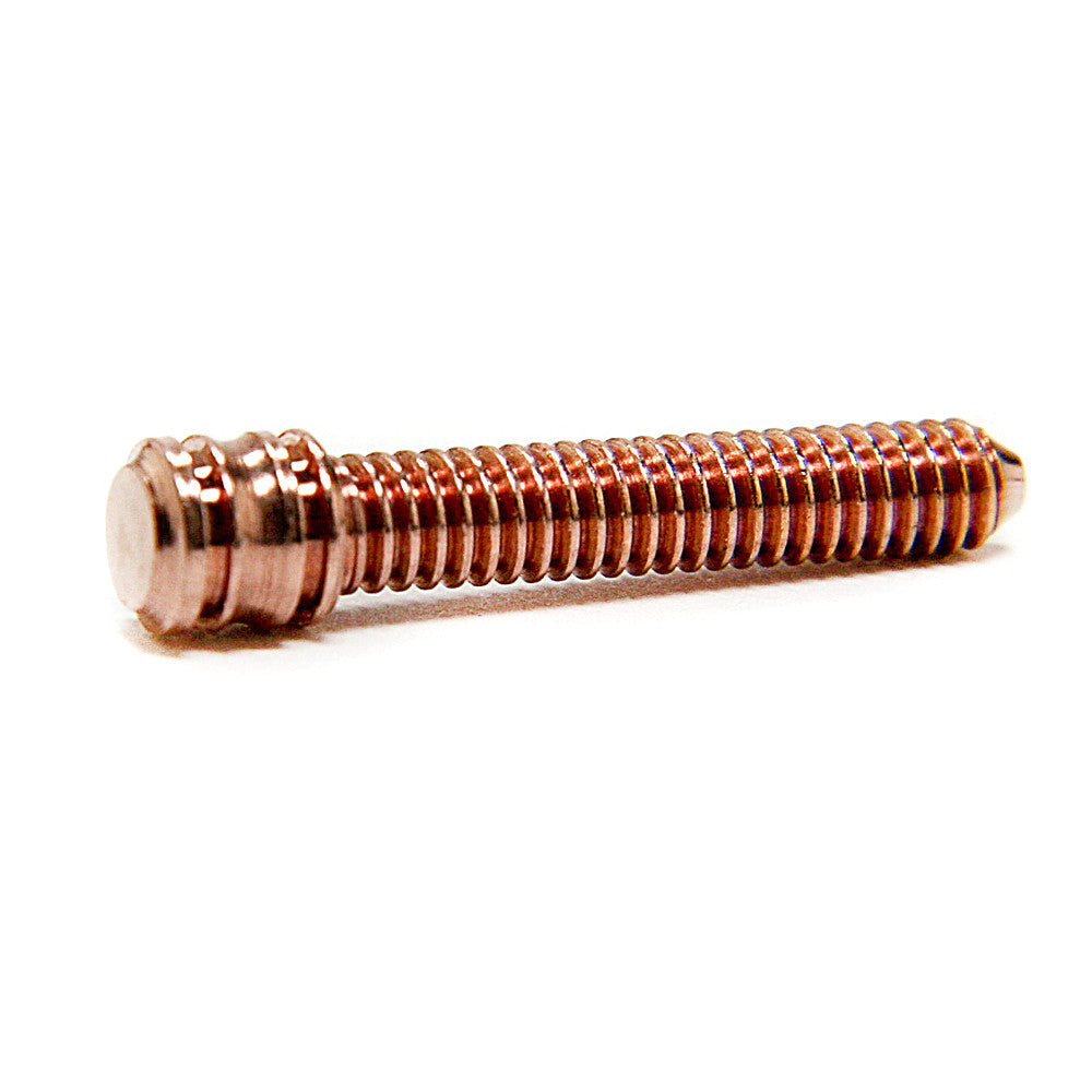 Short Beveled Copper Contact Screw - 1.060