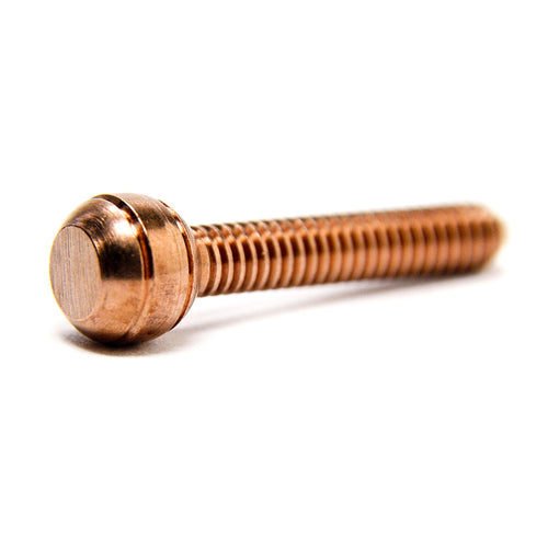 Round Short Copper Contact Screw - 1.115