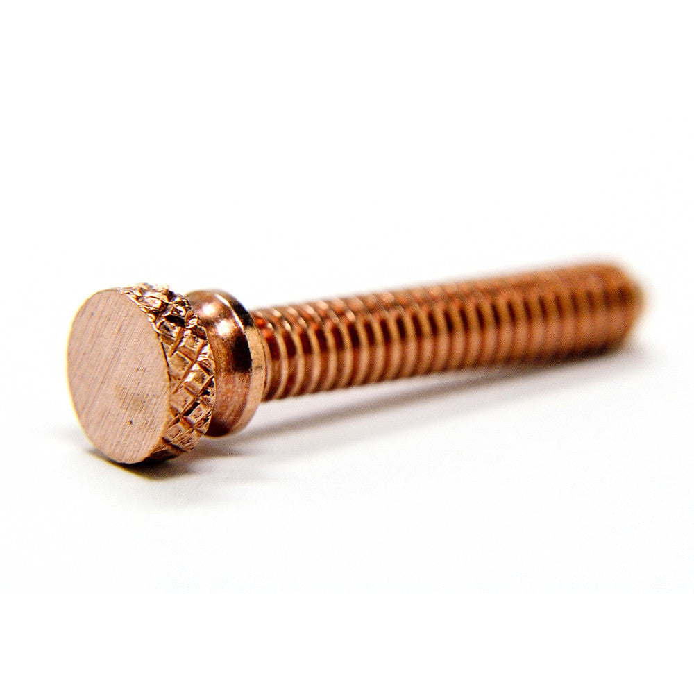 Knurled Short Copper Contact Screw - 1.09