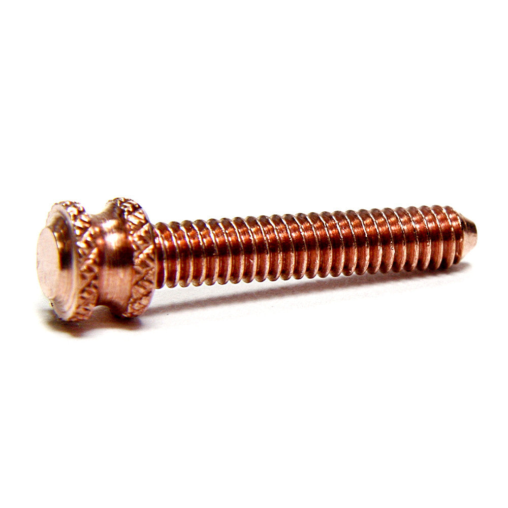 Double Knurled Short Copper Contact Screw - 1.060