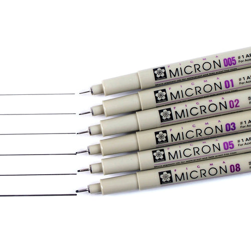 PIGMA MICRON PENS - BLACK