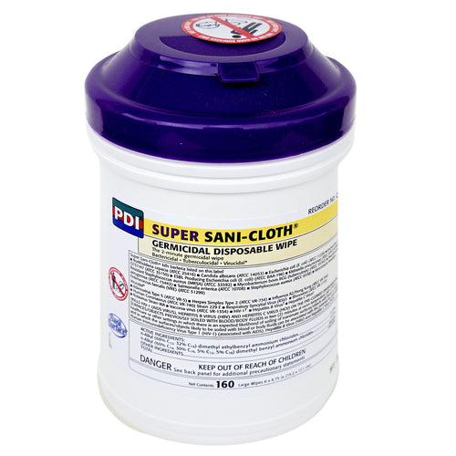 PDI Super Sani Cloth Purple Top Disposable Wipe