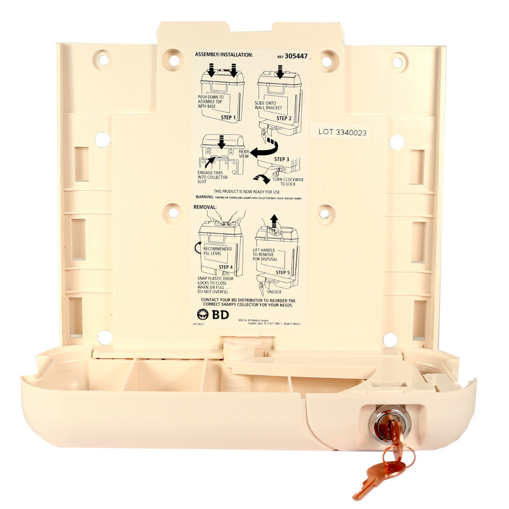 Sharps Container - Wall Mount Bracket for 5.4 Quart