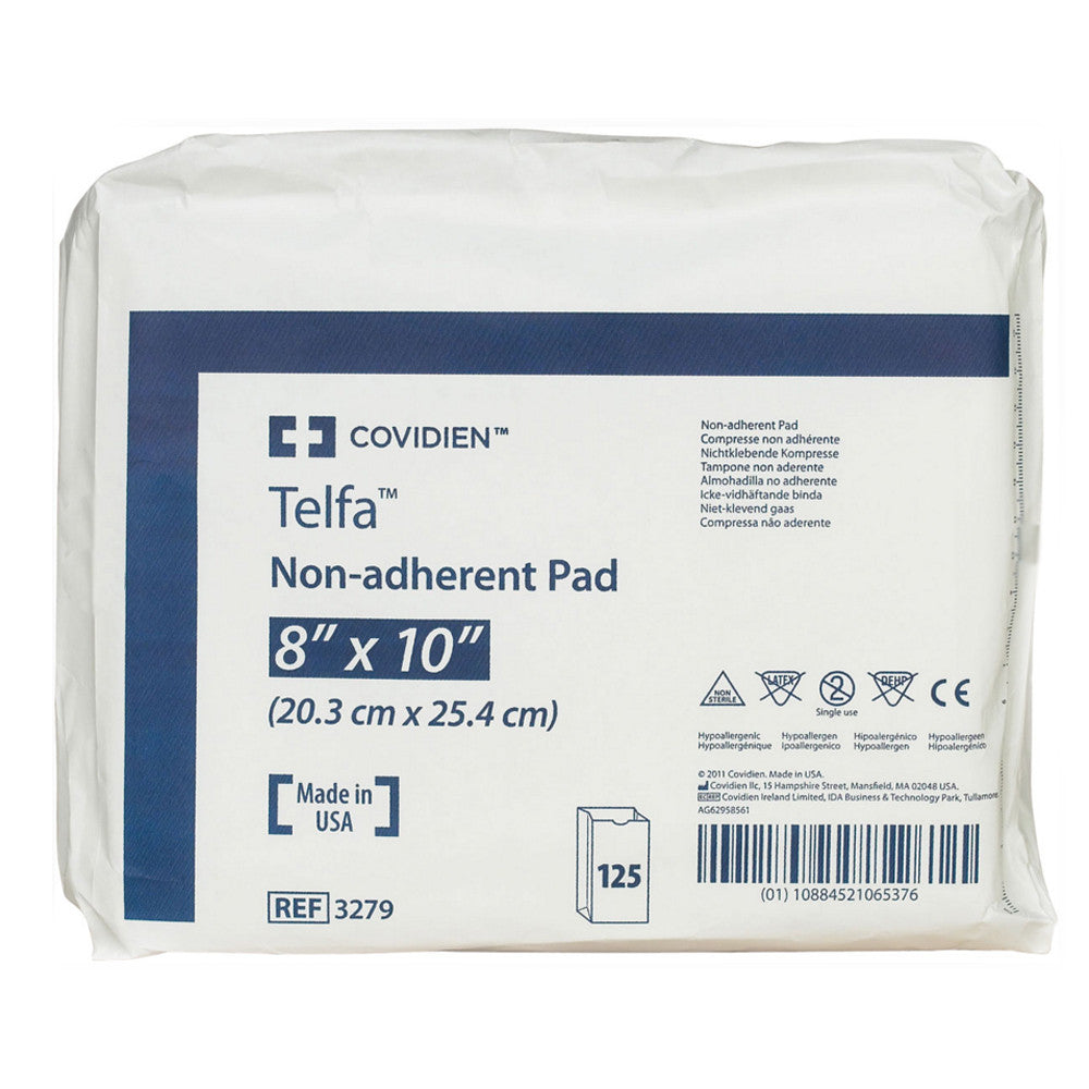 Telfa Non Stick Absorbent Pads 8x10 125pcs